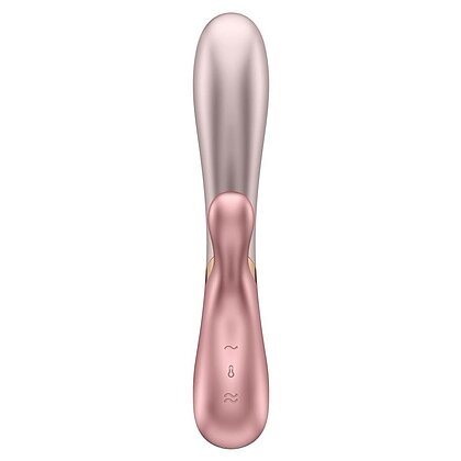 Vibrator Rabbit Hot Lover Heat Silicon 19.9cm Roz