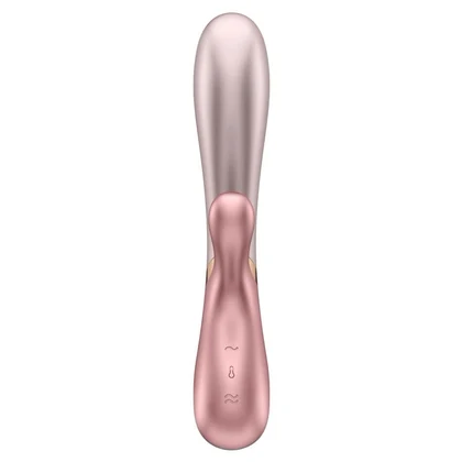 Vibrator Rabbit Hot Lover Heat Silicon 19.9cm Roz