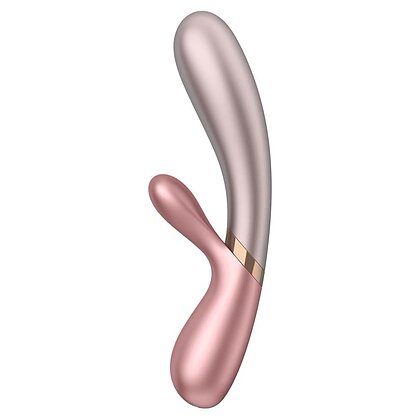 Vibrator Rabbit Hot Lover Heat Silicon 19.9cm Roz