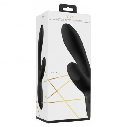 Vibrator Rabbit Kyra Pulse Negru