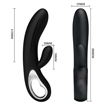 Vibrator Rabbit Pretty Love Elmer Negru