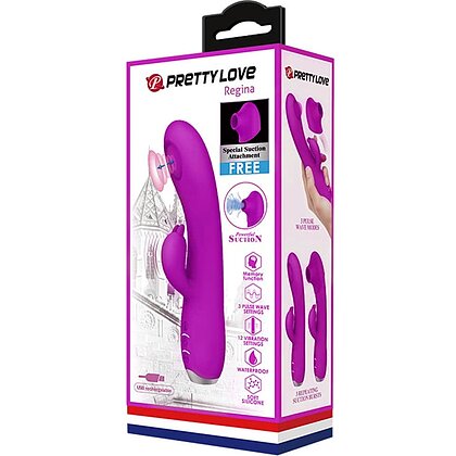Vibrator Rabbit Pretty Love Regină Mov