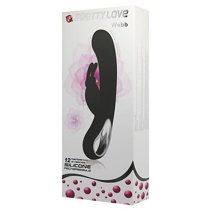 Vibrator Rabbit Pretty Love Webb Negru