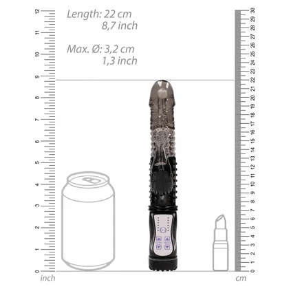 Vibrator Rabbit Vibrating Dolphin Negru