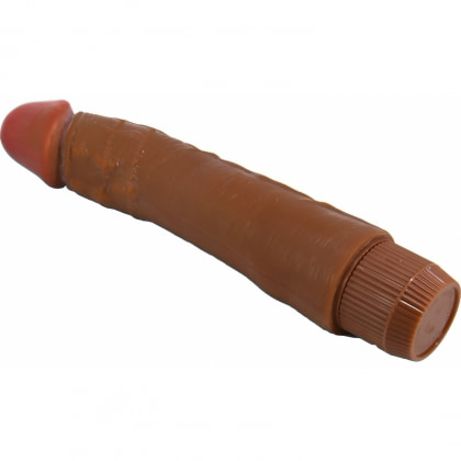 Vibrator Realist Ergonomic Pentru Cuplu 24cm Multi‑viteze Maro