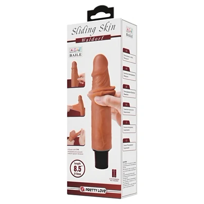 Vibrator Realist Pretty Love Sliding Skin Waldorf 21cm