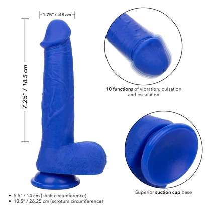 Vibrator Realistic Captain 8 Albastru