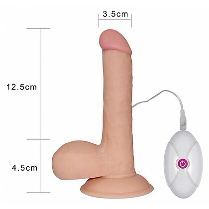 Vibrator Realistic cu Telecomandă The Ultra Soft Dude