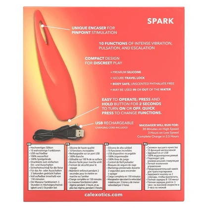 Vibrator Red Hot Spark Roșu