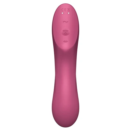 Vibrator Satisfyer Curvy Trinity 3 Roșu