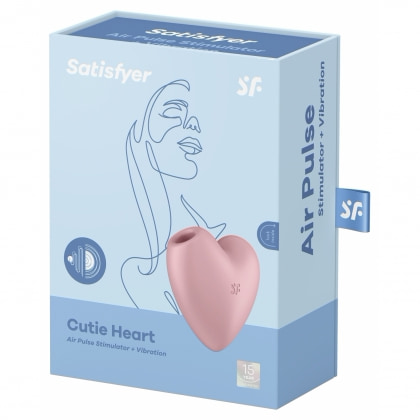 Vibrator cu Sucțiune Satisfyer Cutie Heart pentru Clitoris