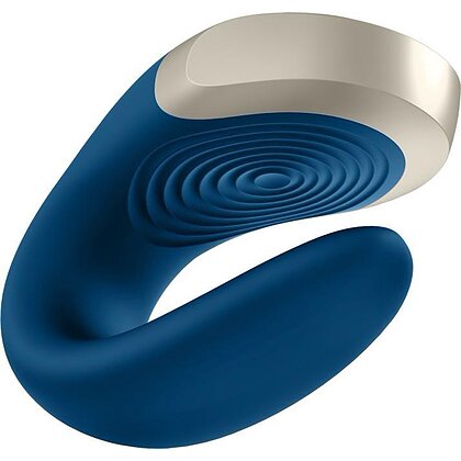 Vibrator Satisfyer Double Love Luxury Partner Albastru