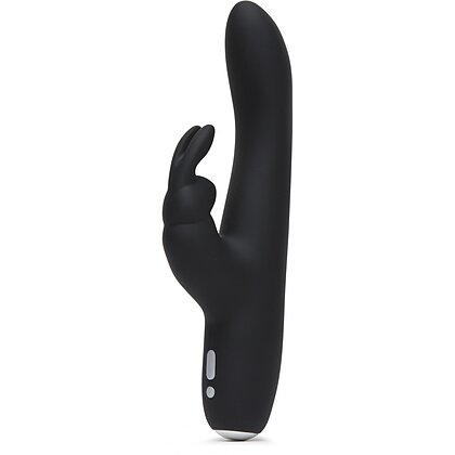 Vibrator Slimline Rabbit Greedy Girl Negru