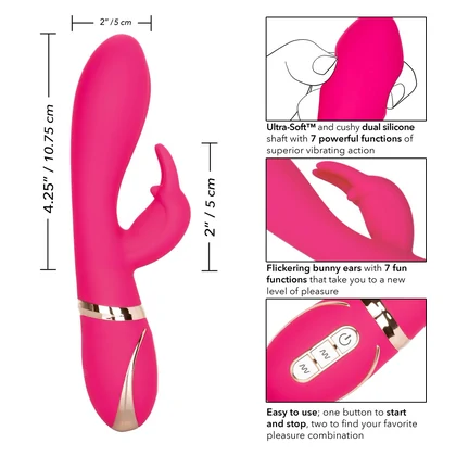 Vibrator Ultra Soft Jack Rabbit Roz