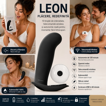 Vibrator Wireless Remote Leon Negru