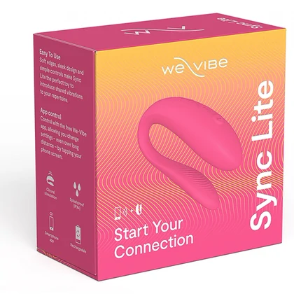 WeVibe Sync Lite Roz, 10 Moduri, Reîncărcabil Discret