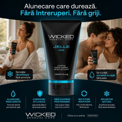 Wicked Jelle Chill Lubrifiant Anal Răcoritor 120ml