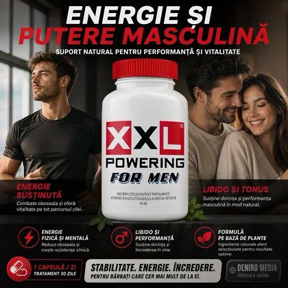 XXL Powering 30 Capsule: Potență Masculină Zilnică