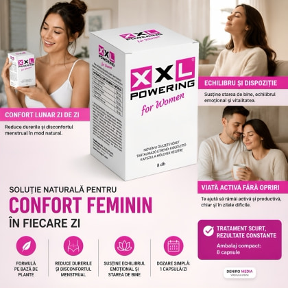 XXL Powering 8 capsule Reducerea Durerilor Menstruale