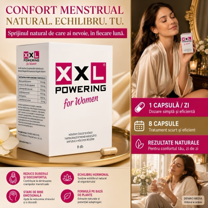 XXL Powering 8 capsule Reducerea Durerilor Menstruale