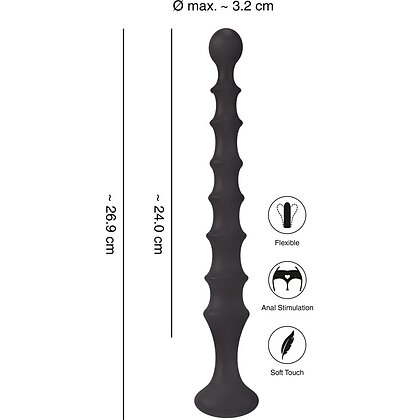 You2Toys Magic Anal Wand No.2 - Baghetă Anală 26.9 cm Negru