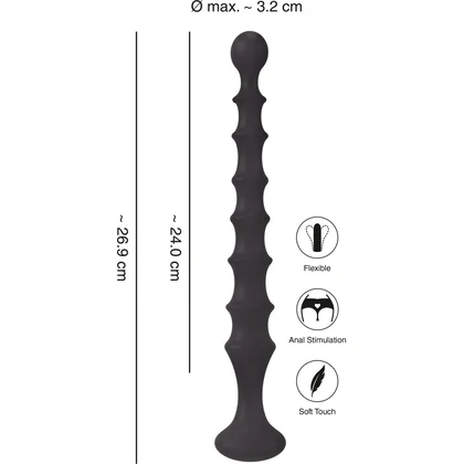 You2Toys Magic Anal Wand No.2 - Baghetă Anală 26.9 cm Negru