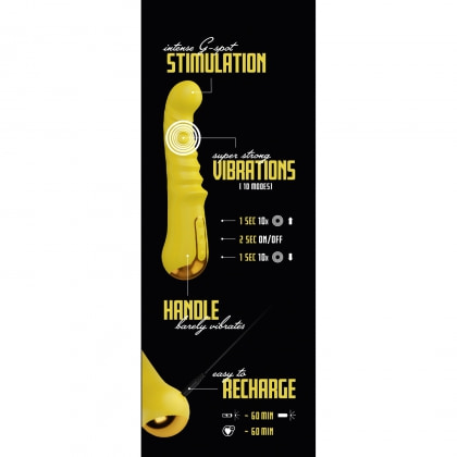 Your New Favourite Vibrator Punctul G, 10 moduri Galben