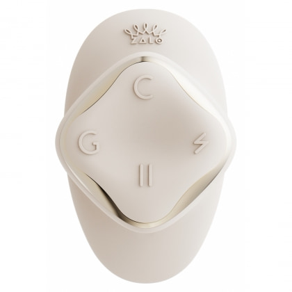 Vibrator DEYA Purtabil cu Telecomandă și Suctiune Alb