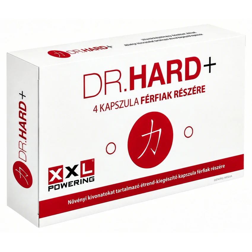 4 Capsule Dr. Hard+ Pentru Potență Naturală