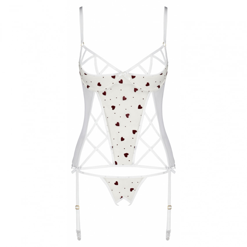 Corset Passion Lovelia Alb S-M