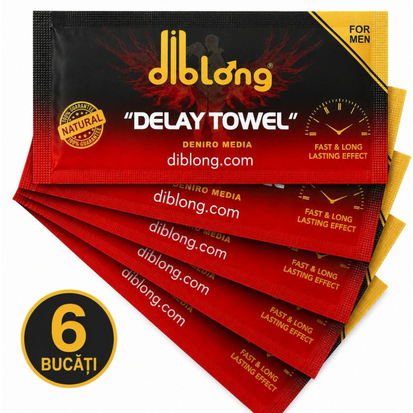 6 Șervețele Diblong Pentru Întârzierea Ejaculării