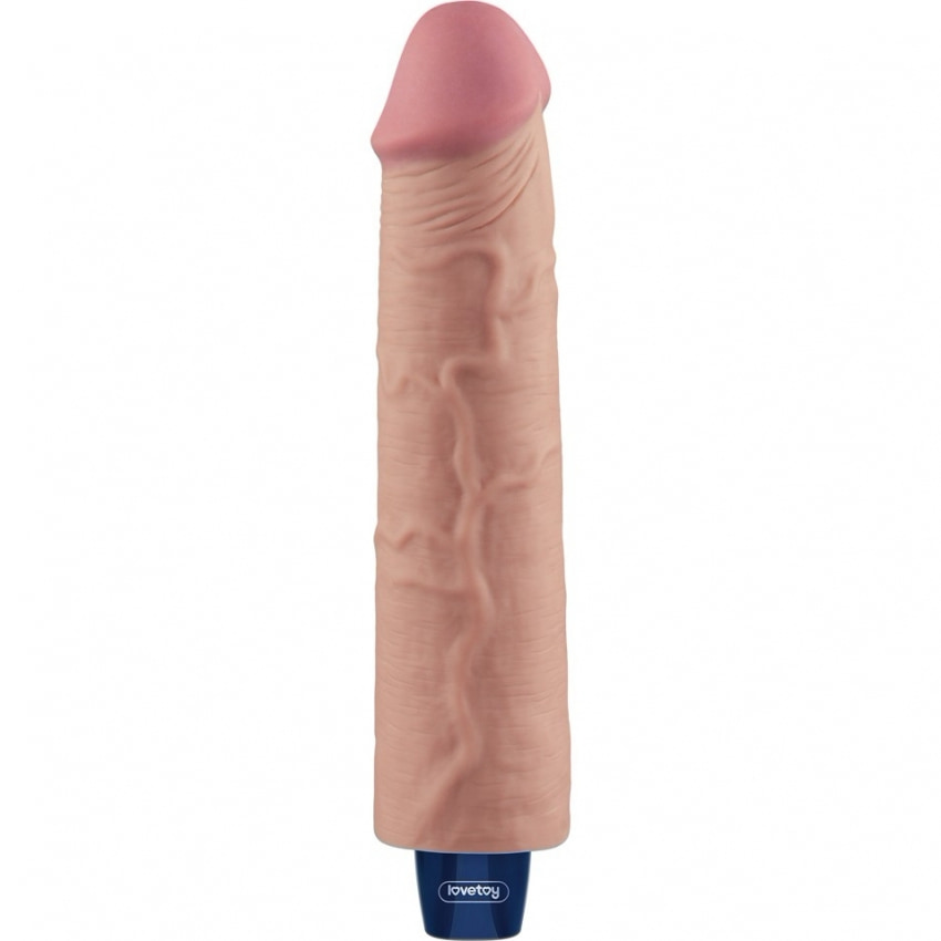 Lovetoy Real Softee 9.5 - Vibrator Reîncărcabil, 10 Moduri