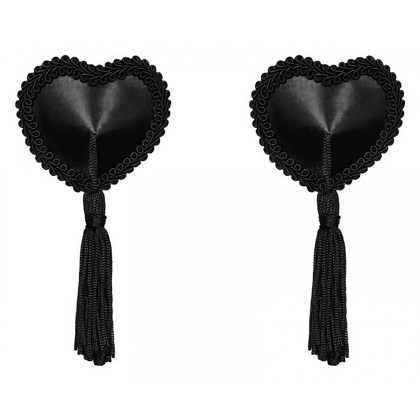 Acoperitoare De Sfârcuri Obsessive Tassel Negru