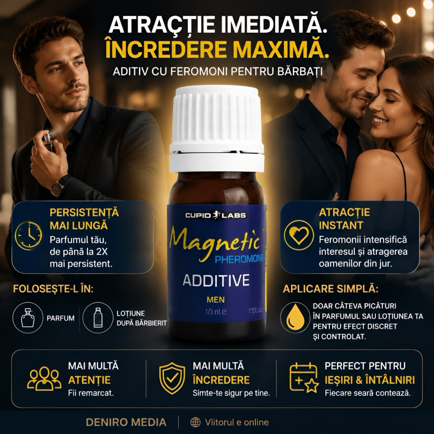 Aditiv Cu Feromoni Pentru Parfum Bărbătesc 5 ml