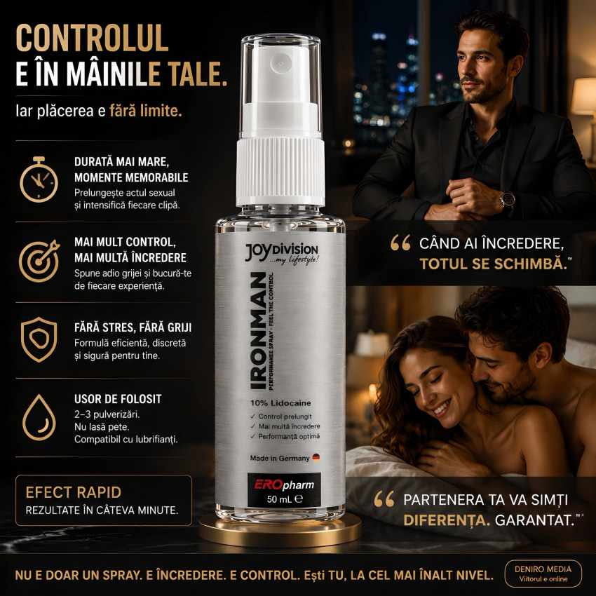 Anti Ejaculare Atomizator IronMan 30ml