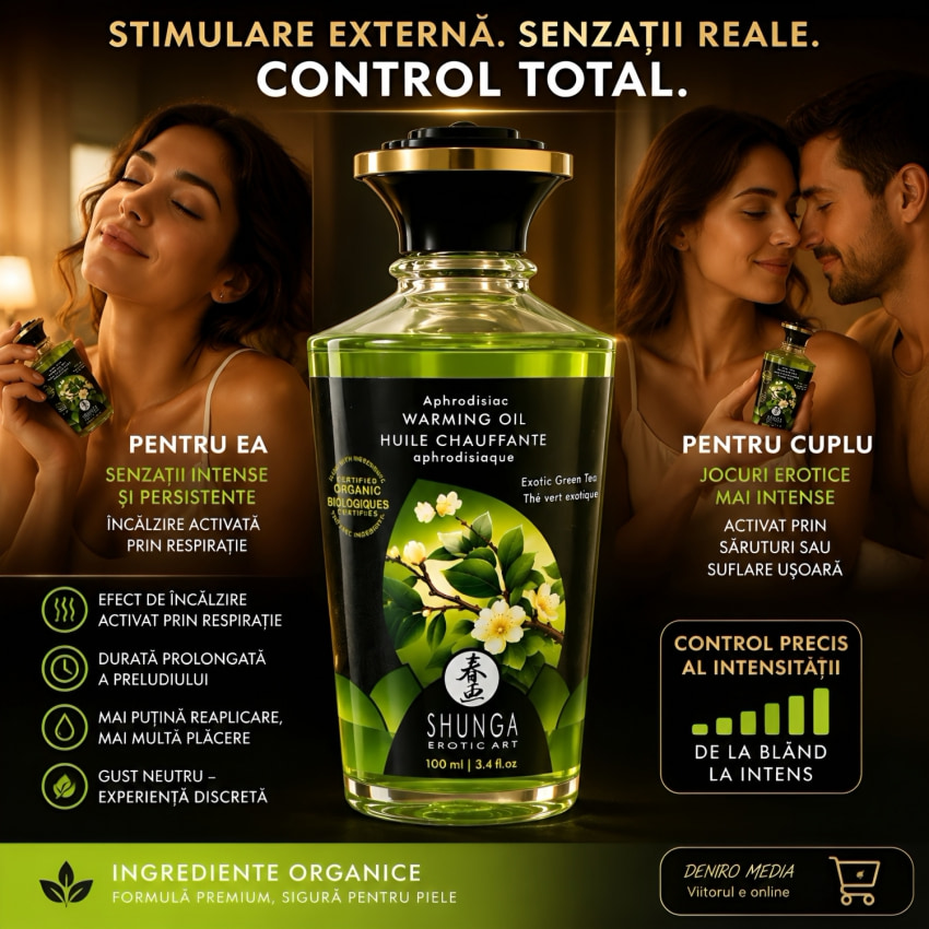 Aphrodisiac Warming Oil Green Tea 100ml