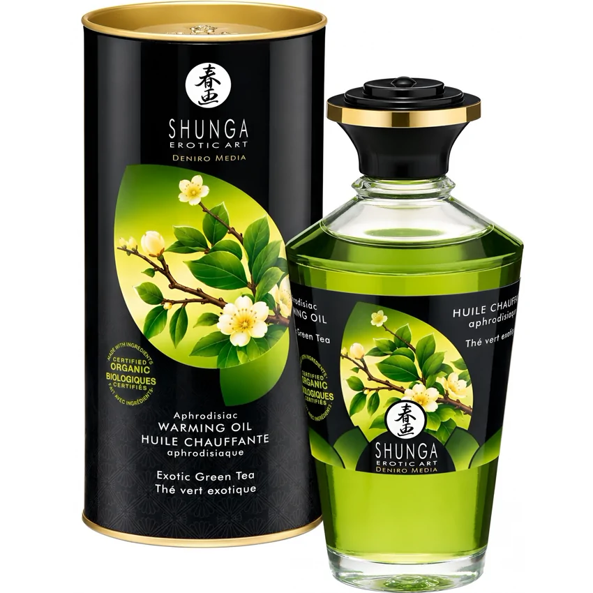 Aphrodisiac Warming Oil Green Tea 100ml
