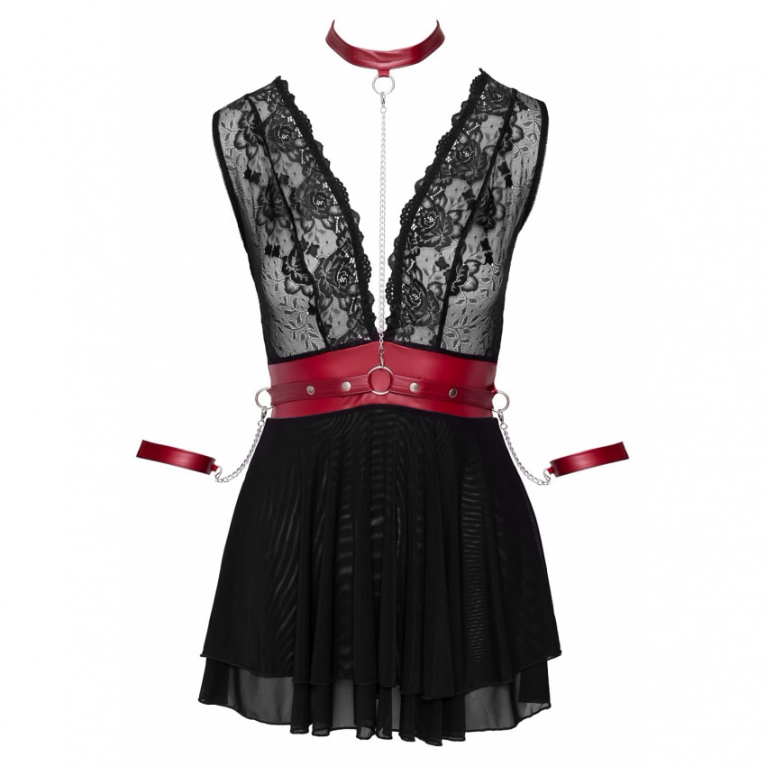Babydoll Cottelli Collection Anya Negru S