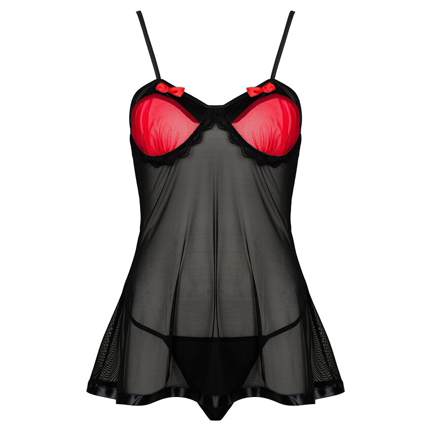 Babydoll LivCo Ritea Negru S-M