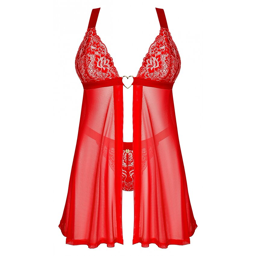 Babydoll Obsessive Elianes Roșu XS-S