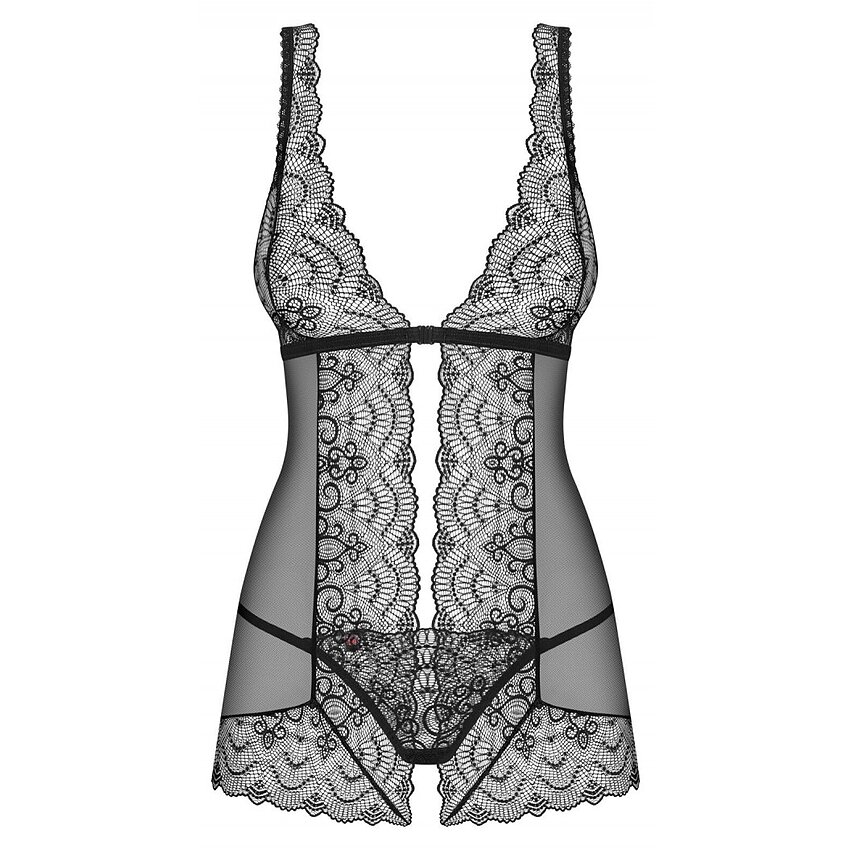 Babydoll Obsessive Firella Negru S-M