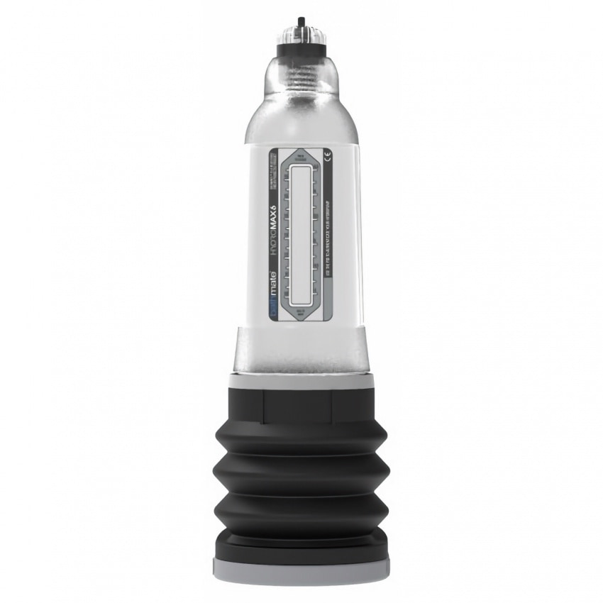 Bathmate Hydromax6 – Pompă Hidro Discretă, Până La 6 Inch Transparent