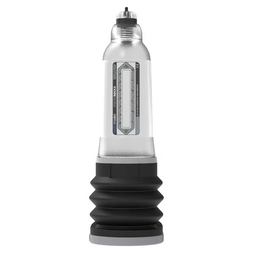 Bathmate Hydromax6 – Pompă Hidro Discretă, Până La 6 Inch Transparent