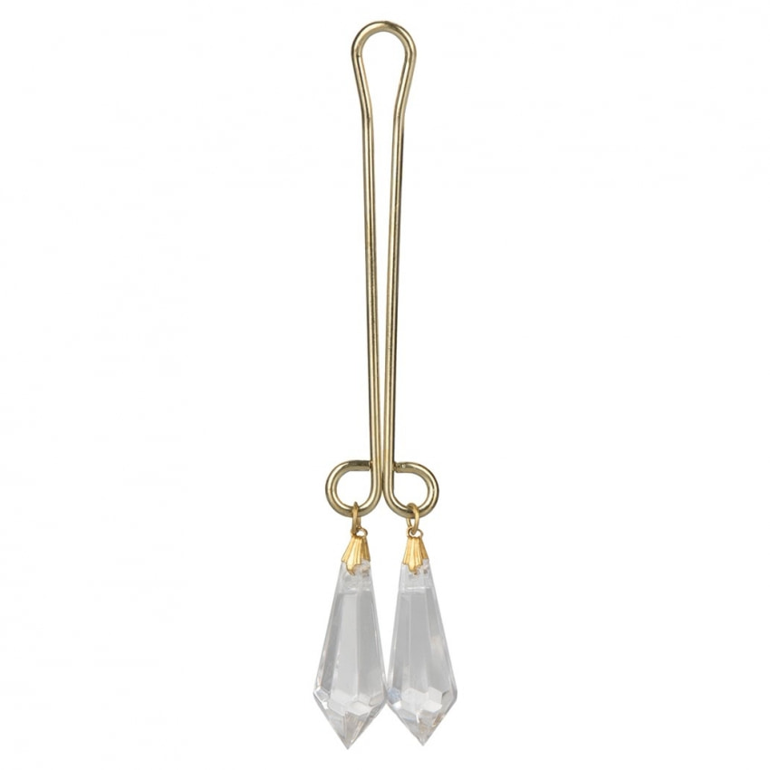 Bijuterie Clitoridiană Cleopatra Crystal Alb