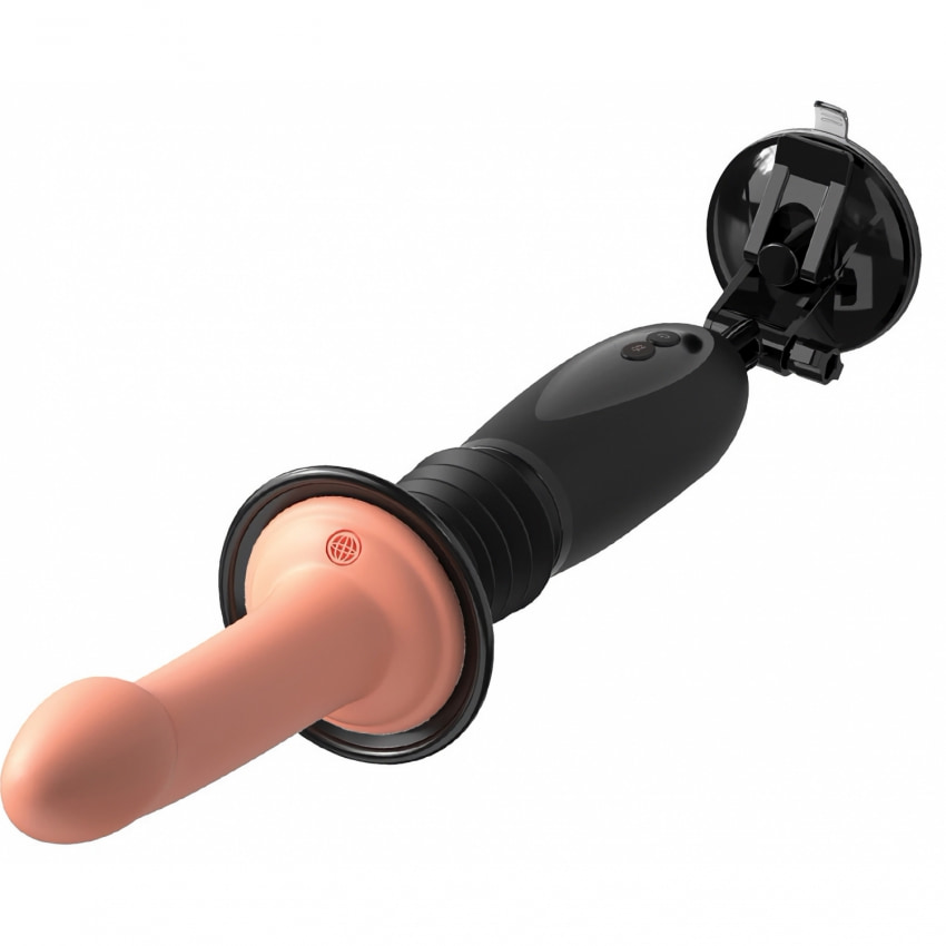 Body Dock Thruster Fetish Fantasy 7 viteze reîncărcabil Negru