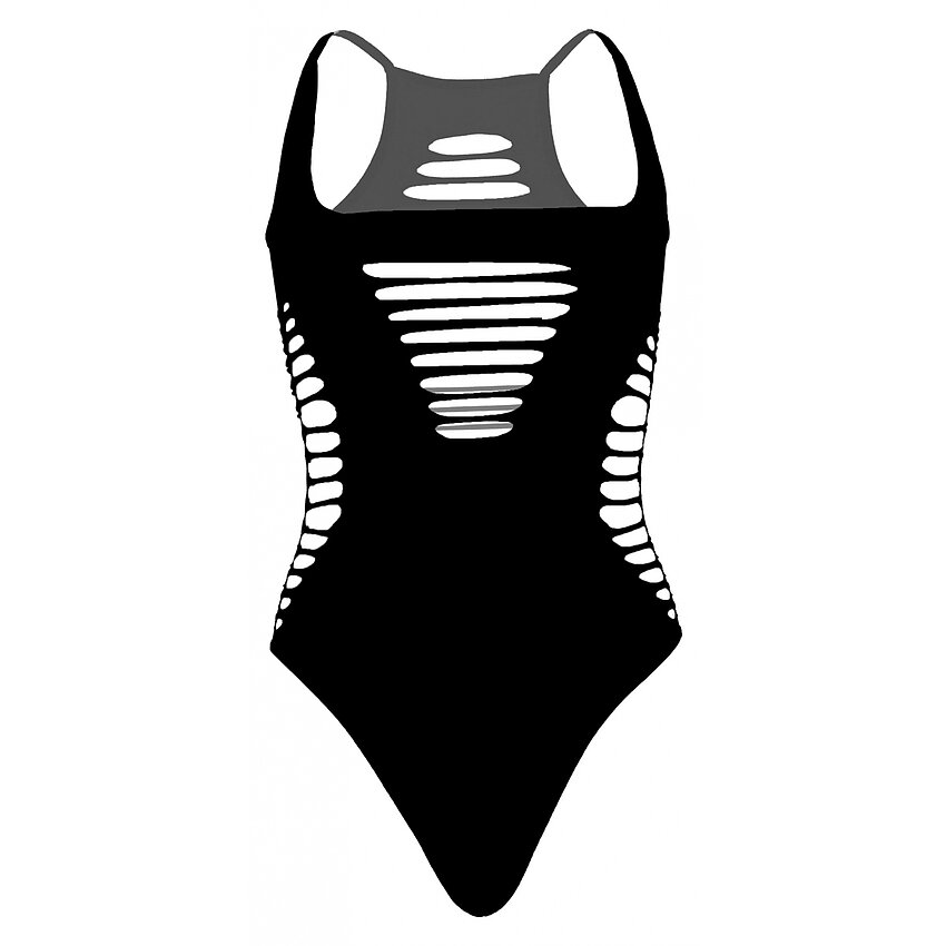 Body Leg Avenue Racer Negru XS-L