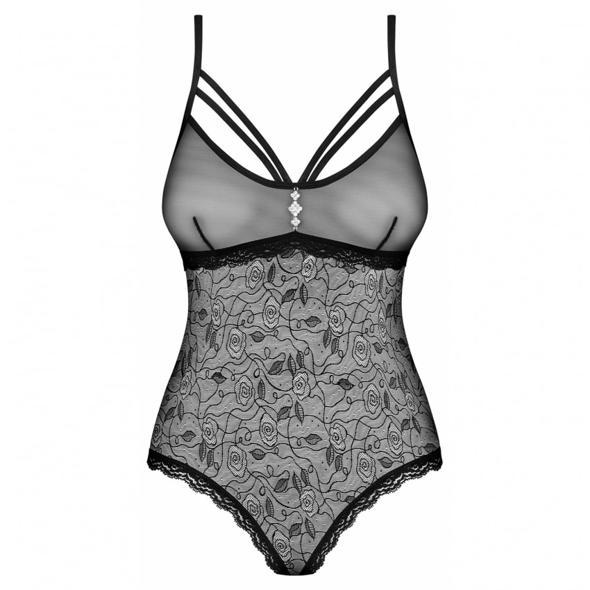Body Obsessive 818-TED Negru L-XL