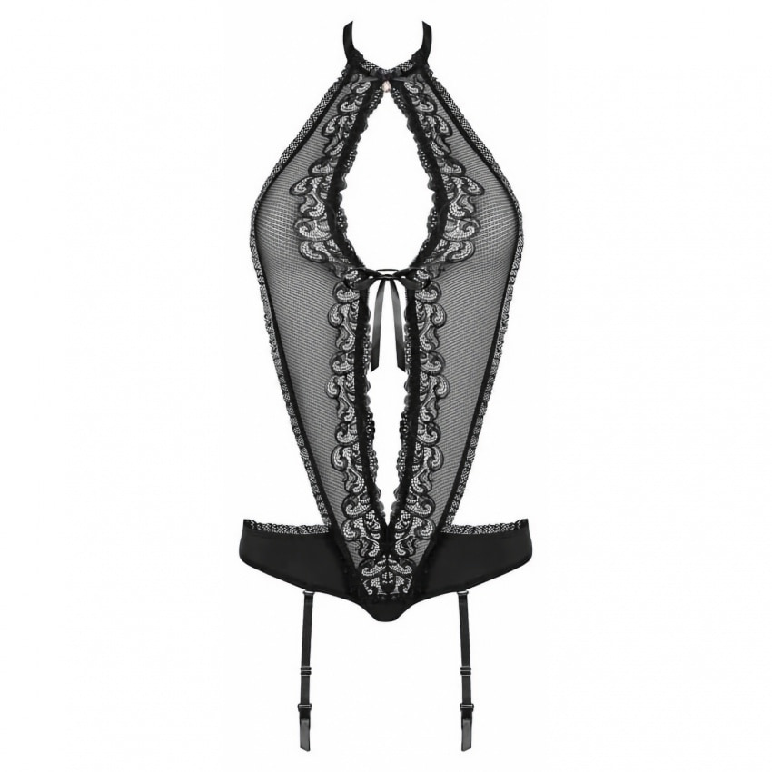 Body Obsessive 830-TEG Negru L-XL