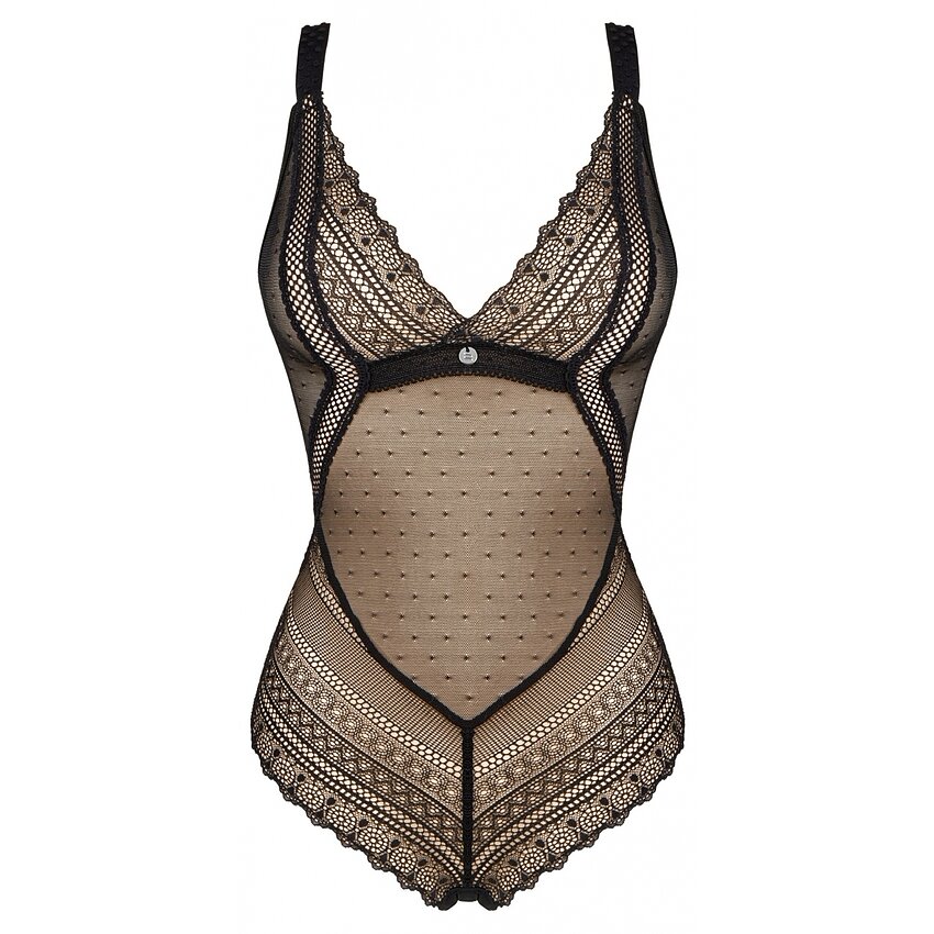 Body Obsessive Estiqua Negru XS-S