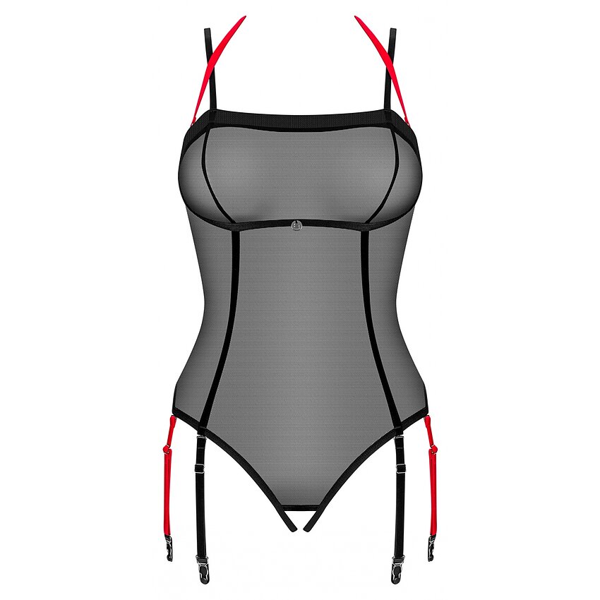 Body Obsessive Glandez Decupat Negru XS-S